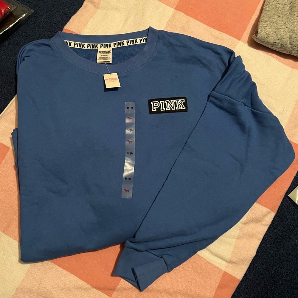 Medium Victoria Secret pink sweatshirt NWT